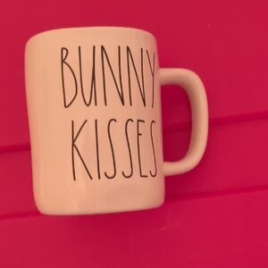 Rae Dunn Pink 'Bunny Kisses' Mug